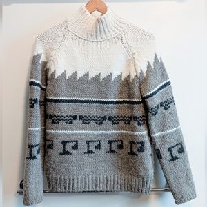 Beautiful Zara Collection Chunky Italian Wool Knit Sweater - Small